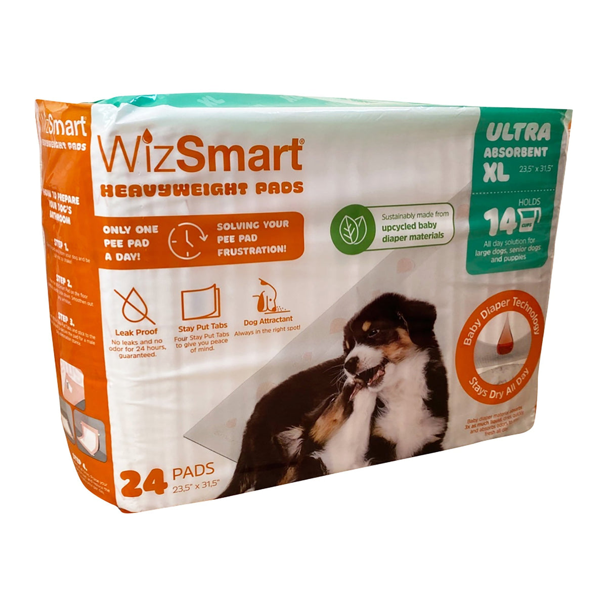 WizSmart Heavyweight Ultra Absorbent Pads for Dogs